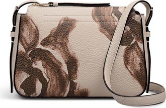 Radley London Oak Street - Floral Small Ziptop Crossbody Bag in Salt at Nordstrom