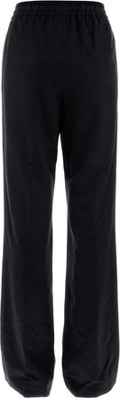Moncler Womens Graphite Wool Blend Pant 786 Pantaloni Trousers