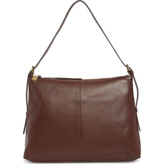 Lucky Brand Leif Hobo Bag in Dark Cappuccino at Nordstrom Rack