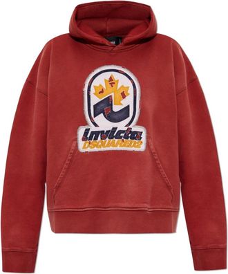 Dsquared2 Hoodie - Dames - Hoodies - Rood - XS - Katoen - Hoodies & sweatvesten