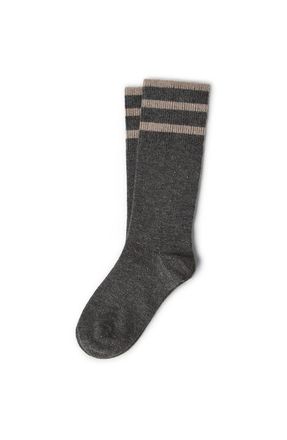 Brunello Cucinelli Sparkling knit socks in Anthracite at Nordstrom, Size X-Small Eu