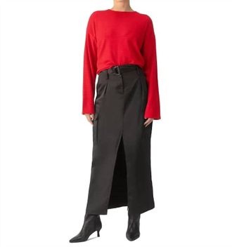 Sanctuary Classy Cargo Maxi Skirt In Black