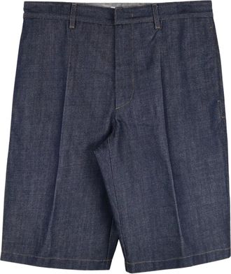 Jil Sander Shorts con pieghe - Blu