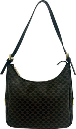 Celine Black Brown Pvc Leather Shoulder Bag Tote Bag (Pre-Owned)
