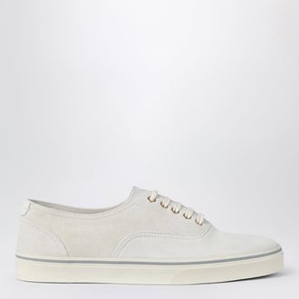 Brunello Cucinelli White suede calfskin sneakers