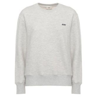Autry Sweatshirts, female, Gray, Size: L Logo-Detail Sweatshirt