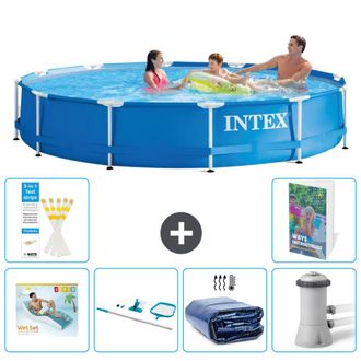 Intex Piscina Con Estructura Redonda - 366x76 Cm - 7-piezas S134