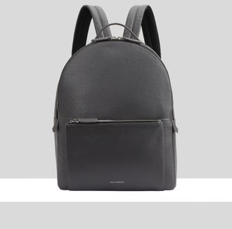 Paul Costelloe Mens Vinny Leather Backpack - Grey - One Size