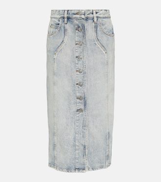 Chloé Blue Cotton Midi Skirt from $791.00 - on Stylight