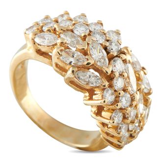 Luxury Bazaar 14K Yellow Gold 2.46 ct Diamond Ring MF07-011526