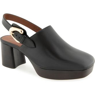 Aerosoles Shayla Platform Clog in Black at Nordstrom, Size 6.5
