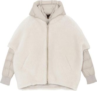Moorer Sp-Pegaso-Ks3 Layered Down Jacket Mandorla