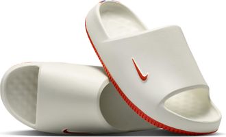 Nike Mens Calm (Clemson) College Slides in White | IM3247-100