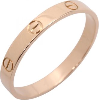 Cartier Gold Pink Gold (18K) Band Ring (Pre-Owned)