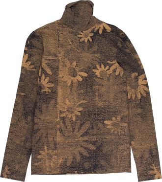 Maison Margiela PRINTED LONG SLEEVE TURTLE NECK