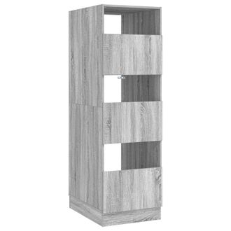vidaXL Armario De Lavander&iacute;a Con Puerta Gris Sonoma 50 X 68 X 162 Cm Vidaxl