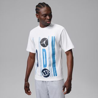 Nike Jordan Mens Jordan T-Shirt in White | IQ5292-100
