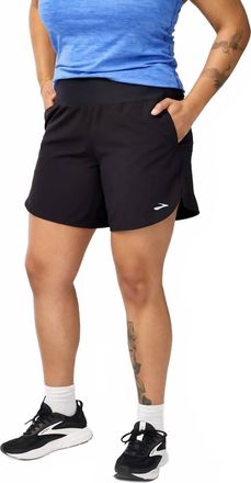 Brooks Chaser Short 2.0 In Black