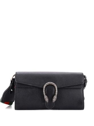Gucci Dionysus East-West Flap Bag Leather Small shoulder bag - Nero