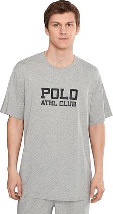 Polo Ralph Lauren LOGO Short Sleeve Crew Mens Clothing Andover Heather 1 : LG, Cotton/Jersey