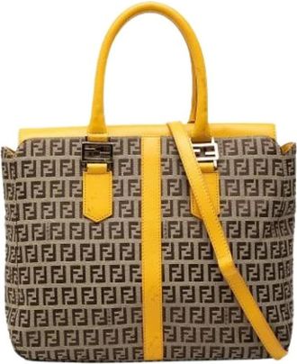 Fendi Pre-owned Handbags, female, Multicolor, Size: ONE SIZE Pre-owned Vintage Satchel