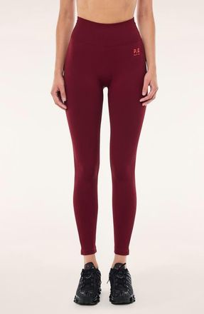 P.E Nation Restore Seamless Leggings in Cabernet /Strawberry at Nordstrom, Size X-Small