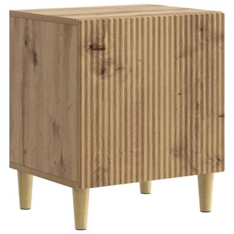 vidaXL Armario De Noche Roble Artesanal 43 X 34,5 X 50 Cm Vidaxl