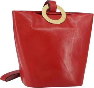 Celine Pre-owned Bucket Bags, female, Red, Size: ONE SIZE Pre-owned Vintage Bucket Bag