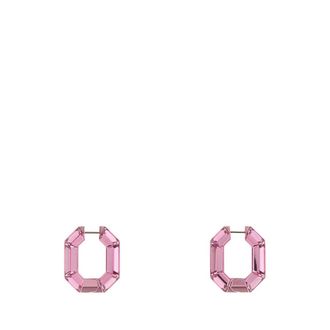 Swarovski Earrings, female, Pink, Size: ONE SIZE Lucent Hoop Earrings