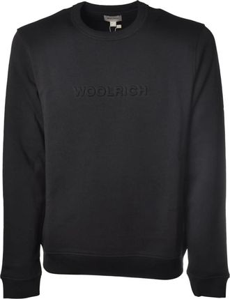 Woolrich Heren, Sweatshirts & Hoodies, Blauw, Maat: XL Katoen