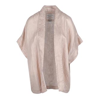 Alessia Santi Kimonos, female, Beige, Size: XS Giacca Kimono in lino