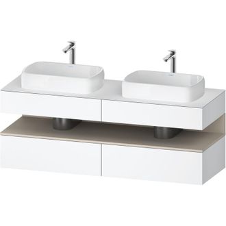 Duravit Qatego Consola Mueble Bajo Lavabo, 2 Extensiones, 2 - Duravit