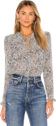 Free People Lela Blouse In Ivory