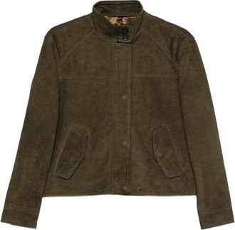 Jcsophie High-neck Suede Jacket