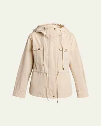 Moncler Serin Hooded Cotton-Blend Parka