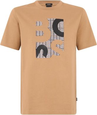 HUGO BOSS T-shirt H-Thompson 655 - - Tops - Uomo - Beige - M