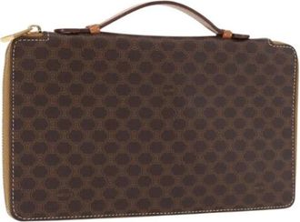 Celine Pre-owned Clutches, female, Brown, Size: ONE SIZE Pre-owned Plastic Wallet