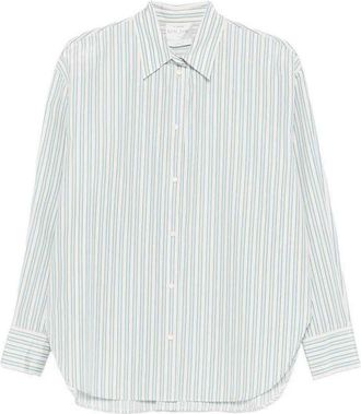 Forte_Forte Striped Cotton Blend Shirt