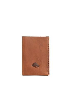 Ezra Arthur Minimalist Card Holder Wallet in Whiskey at Nordstrom