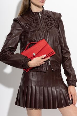Alexander McQueen Skull Bag, Womens, Red
