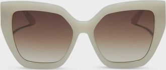 DIFF Eyewear Womens Blaire Sunglasses In Meringue Brown