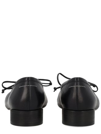Maison Margiela Anatomical Toe Leather Flat - Black
