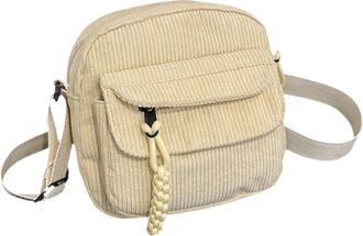 Generic Velvet Fabric Bag, Soft tactile texture, Large capacity organizer, Commuting leisure companion, trendy design, Woman girl versatile container, Fall wi