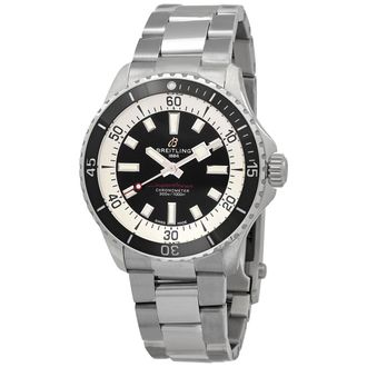 Breitling Pre-owned Breitling Superocean Automatic Chronometer Black Dial Mens Watch A17375211B1A1