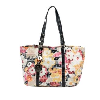 Fendi Pre-owned Tote Bags, female, Multicolor, Size: ONE SIZE Pre-owned Canvas Tote Bag