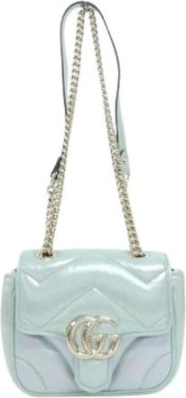 Gucci Pre-owned Borsa a Spalla GG Marmont - - Pre-owned - Donna - Verde - ONE SIZE
