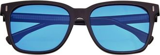 Breed Mens Black Square Sunglasses BSG066C9