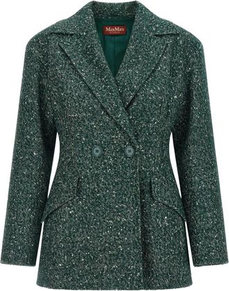 Max Mara Civada Blazer - Jackets - Mujer - Verde - 2XS