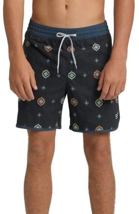 Billabong 73 Layback Swim Trunks in Navy at Nordstrom, Size Xx-Large