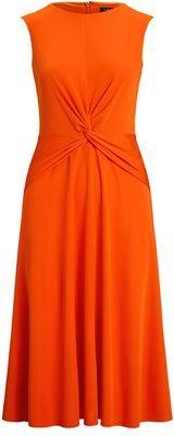 Ralph Lauren TWIST-FRONT JERSEY DRESS